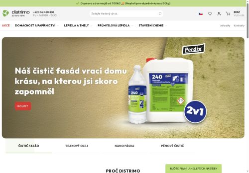 Zobrazit webové stránky DISTRIMO s.r.o.