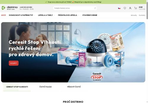 Zobrazit webové stránky DISTRIMO s.r.o.