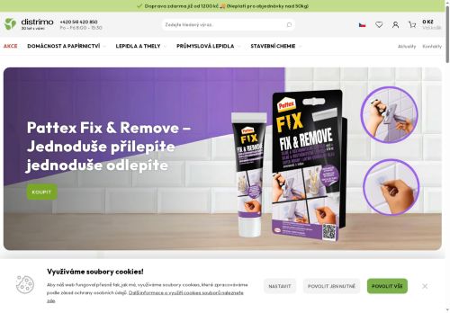Zobrazit webové stránky DISTRIMO s.r.o.