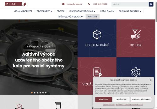 Zobrazit webové stránky MCAE Systems, s.r.o.