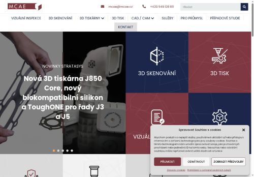 Zobrazit webové stránky MCAE Systems, s.r.o.