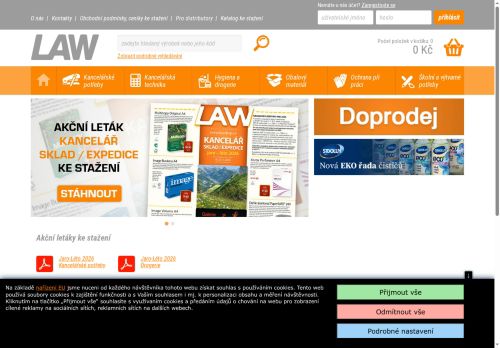 Webové stránky LAW CZ s.r.o., Kroměříž