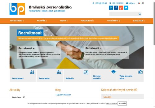 Zobrazit webové stránky Brněnská personalistika, spol. s r. o.
