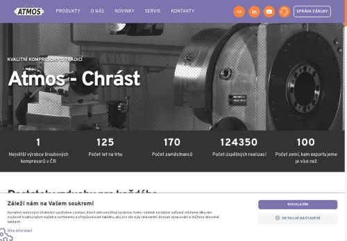 ATMOS Chrást s. r. o. nabízí práci na pozici Odborní účetní všeobecní v obci Chrást