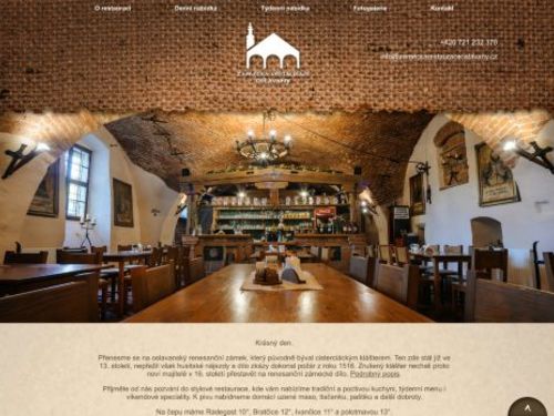 Zámecká restaurace Oslavany