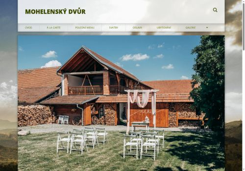 Zobrazit webové stránky Restaurace a penzion Mohelský dvůr