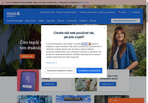 Zobrazit webové stránky Česká spořitelna, a.s. – pobočka Ivančice