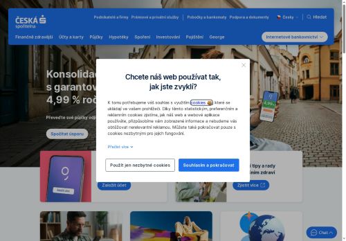 Zobrazit webové stránky Česká spořitelna, a.s. – pobočka Ivančice