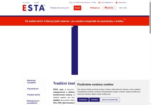 Zobrazit webové stránky Esta, spol. s r.o