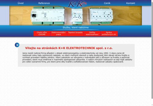 Zobrazit webové stránky K + K Elektrotechnik spol. s r.o.