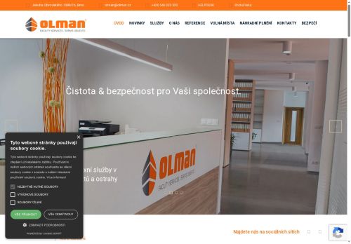 Zobrazit webové stránky OLMAN SERVICE s.r.o.