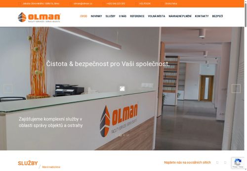 Zobrazit webové stránky OLMAN SERVICE s.r.o.