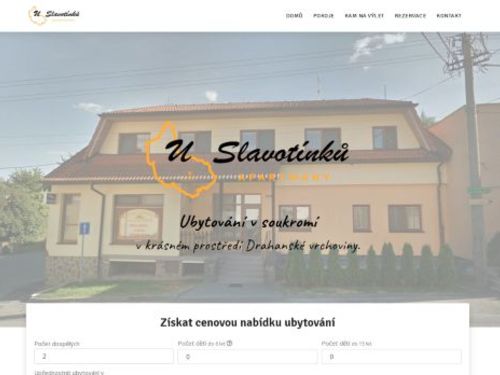 Apartmány U Slavotínků v Olšanech