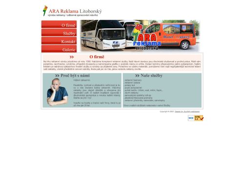 Zobrazit webové stránky Ara reklama