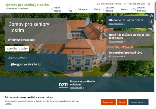 Domov pro seniory Hostim, příspěvková organizace nabízí práci na pozici Mzdová/ý účetní v obci Hostim