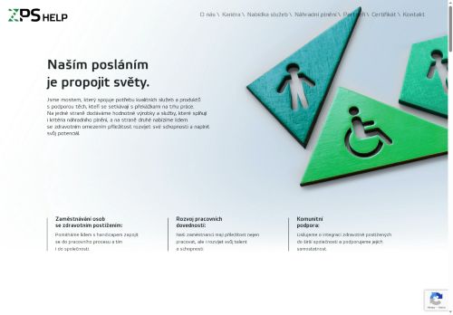 Webové stránky ZPSHelp, s.r.o., Břeclav