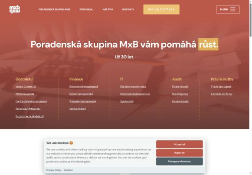 MxB účto s.r.o. nabízí práci na pozici Mzdoví účetní (m/ž) v obci Blansko