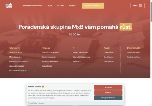 MxB účto s.r.o. nabízí práci na pozici Finanční účetní - senior (m/ž) v obci Blansko