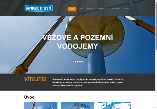 Zobrazit webové stránky Kovovýroba Marek Jiří a syn