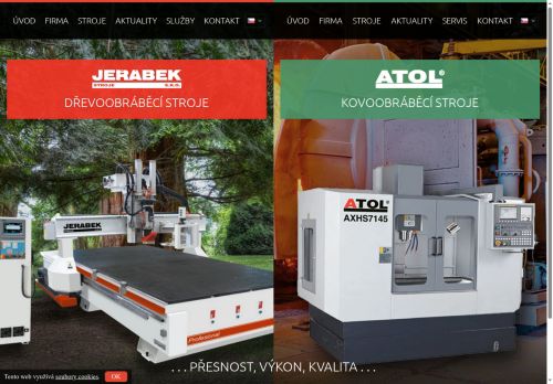 Zobrazit webové stránky JEŘÁBEK - stroje, s.r.o.