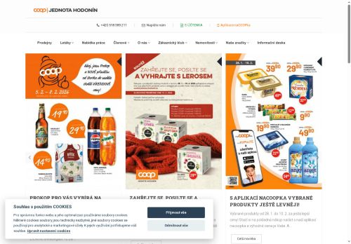 Jednota, spotřební družstvo v Hodoníně nabízí práci na pozici prodavač/ka na prodejnu typu A v obci Hodonín