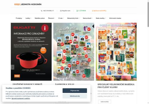 Jednota, spotřební družstvo v Hodoníně nabízí práci na pozici prodavač/ka na prodejnu typu B v obci Veselí nad Moravou