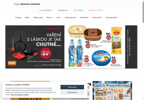 Jednota, spotřební družstvo v Hodoníně nabízí práci na pozici uklízeč/ka na prodejnu typu SM v obci Dolní Bojanovice