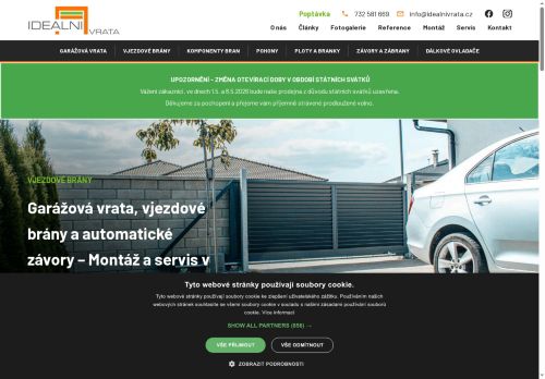 IDEALNI VRATA s.r.o. nabízí práci na pozici Montážní a servisní technik vrat a bran (m/ž) v obci Moravany