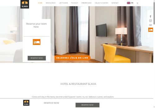 Zobrazit webové stránky Hotel Slavia