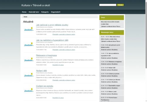 Městské kulturní středisko Tišnov, příspěvková organizace nabízí práci na pozici Kameraman, střihač (m/ž) v obci Tišnov