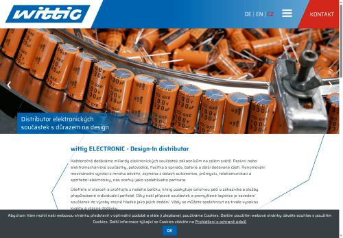 WITTIG ELECTRONIC, s.r.o. nabízí práci na pozici Obchodní zástupci v obci Boskovice