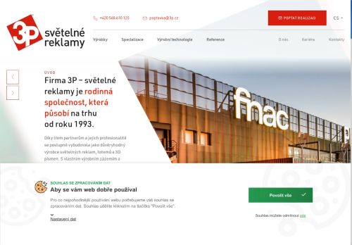 3 P, spol. s r.o. nabízí práci na pozici FRÉZAŘ / OPERÁTOR CNC - 2D FRÉZA (M/Ž) v obci Náměšť nad Oslavou