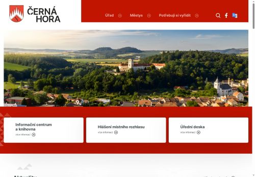 Zobrazit webové stránky Úřad městyse Černá Hora