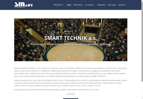 Zobrazit webové stránky SMART TECHNIK a.s.