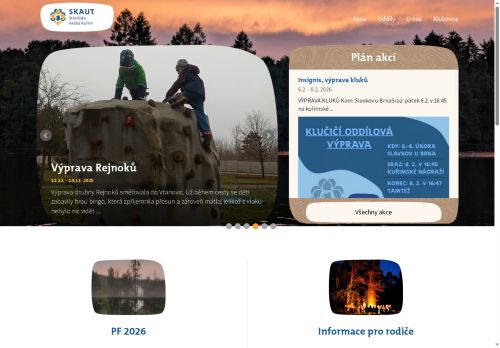 Zobrazit webové stránky Junák - svaz skautů a skautek ČR