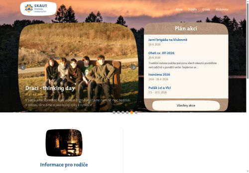 Zobrazit webové stránky Junák - svaz skautů a skautek ČR