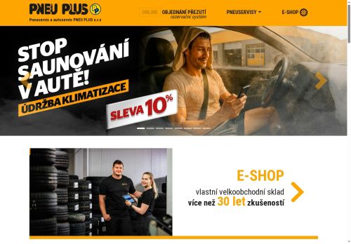 Zobrazit webové stránky Pneuservis a autoservis PNEU PLUS s.r.o.