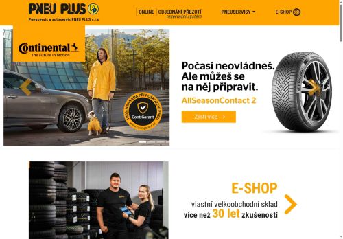 Zobrazit webové stránky Pneuservis a autoservis PNEU PLUS s.r.o.
