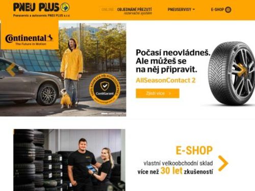 Pneuservis a autoservis PNEU PLUS s.r.o.