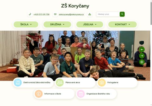 Zobrazit webové stránky Základní škola Koryčany