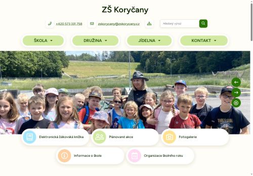 Zobrazit webové stránky Základní škola Koryčany