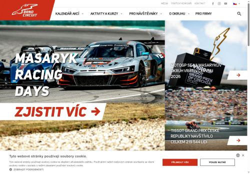 Zobrazit webové stránky Automotodrom Brno, a.s.