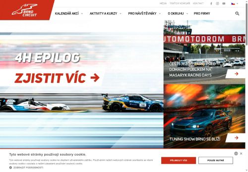 Zobrazit webové stránky Automotodrom Brno, a.s.