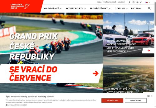 Zobrazit webové stránky Automotodrom Brno, a.s.