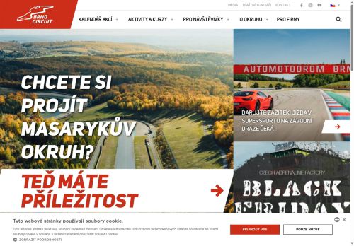 Zobrazit webové stránky Automotodrom Brno, a.s.