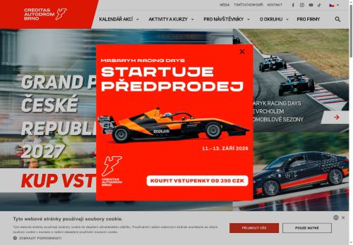 Zobrazit webové stránky Automotodrom Brno, a.s.