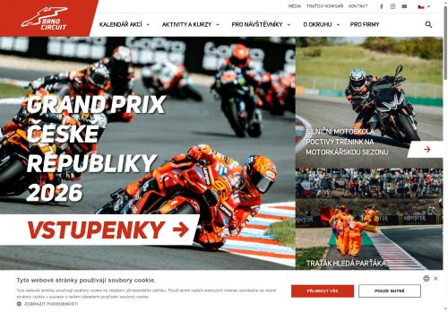 Zobrazit webové stránky Automotodrom Brno, a.s.