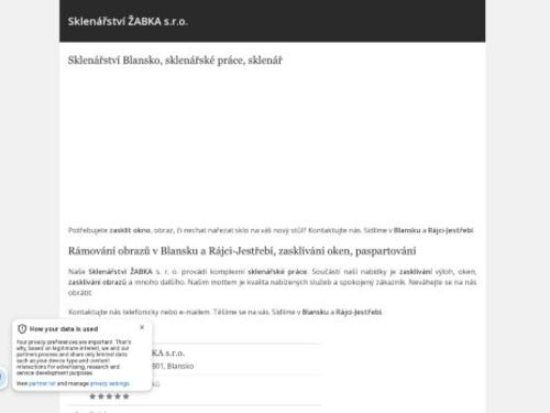 Sklenářství ŽABKA s.r.o. Blansko