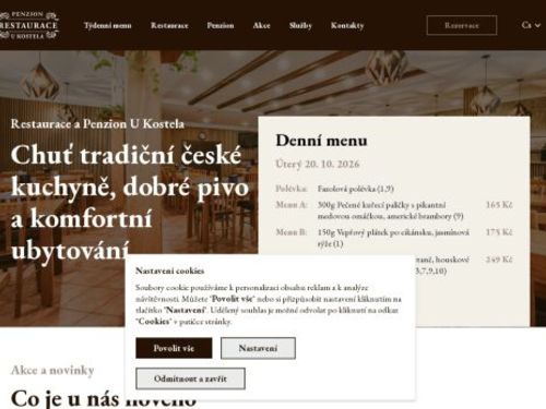 Restaurace a Penzion U Kostela
