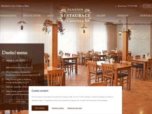 Restaurace a Penzion U Kostela